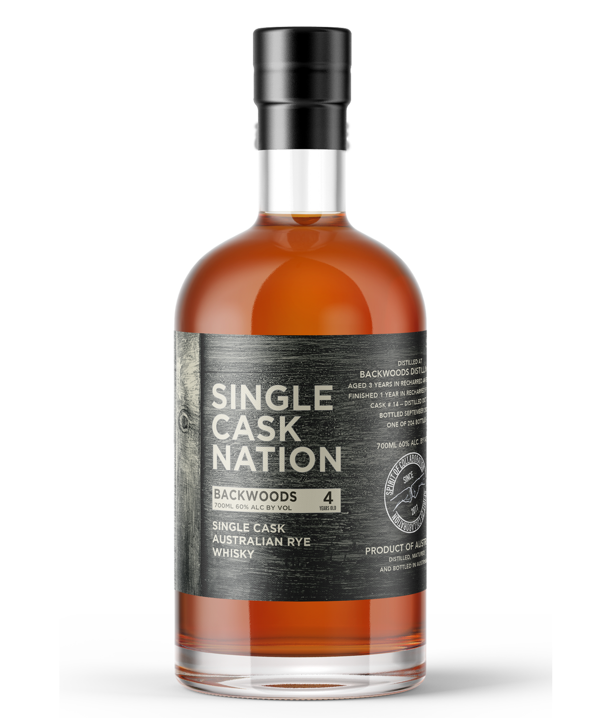 Backwoods 4 Year Old Australian Rye Whisky