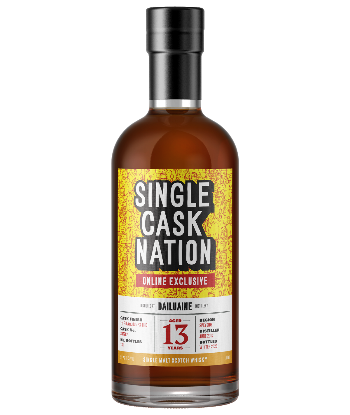 Hepburn's Choice 13年 Dailuaine 50% Dailuaine 13 Year Old PX Hogshead – Single Cask Nation
