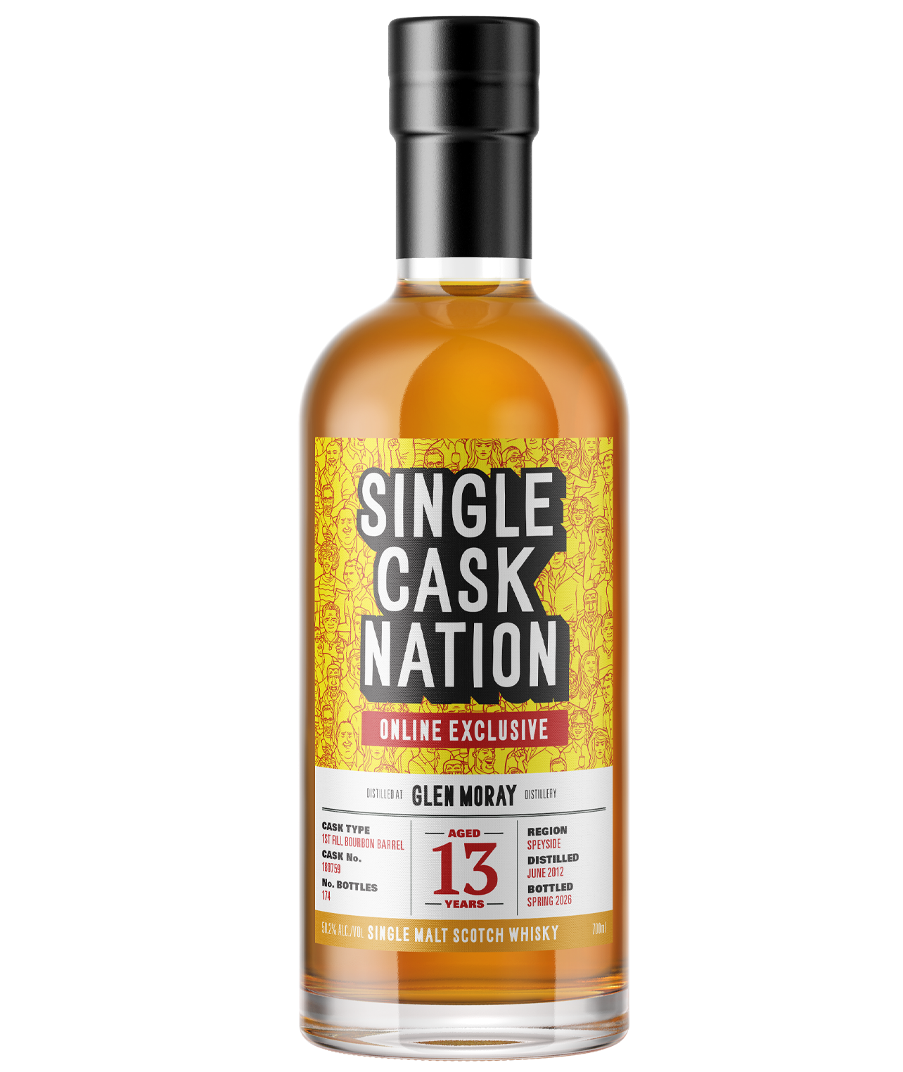 Glen Moray 13 Year Old Bourbon Barrel – Single Cask Nation